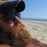 Corty Byron on the beach