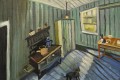 Mark Heyer - Get Down From There (oil on wood panel 11 x 14 inches)