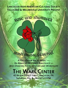 Rose and Shamrock Irish Festival at The Ware Center on February 8